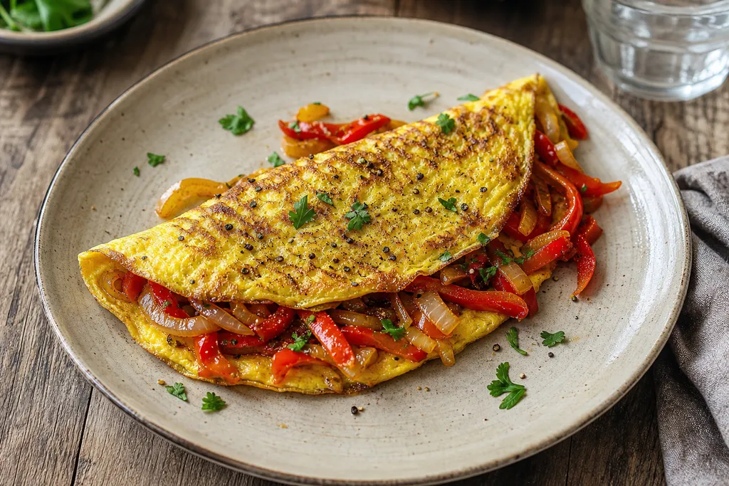 Omelette au Poivron