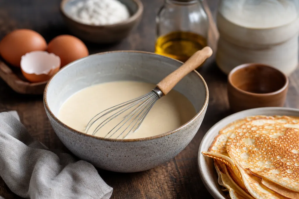 Pâte à Crêpes sans Repos