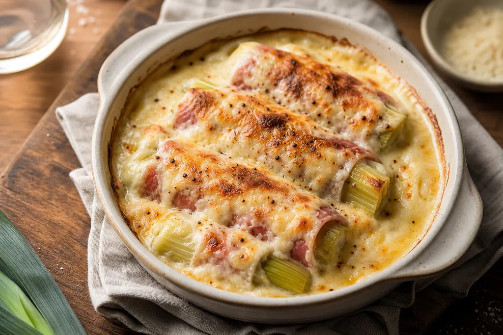 Poireaux au Gratin