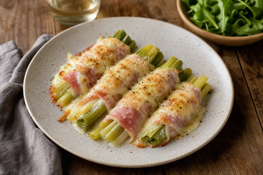 Poireaux au Jambon