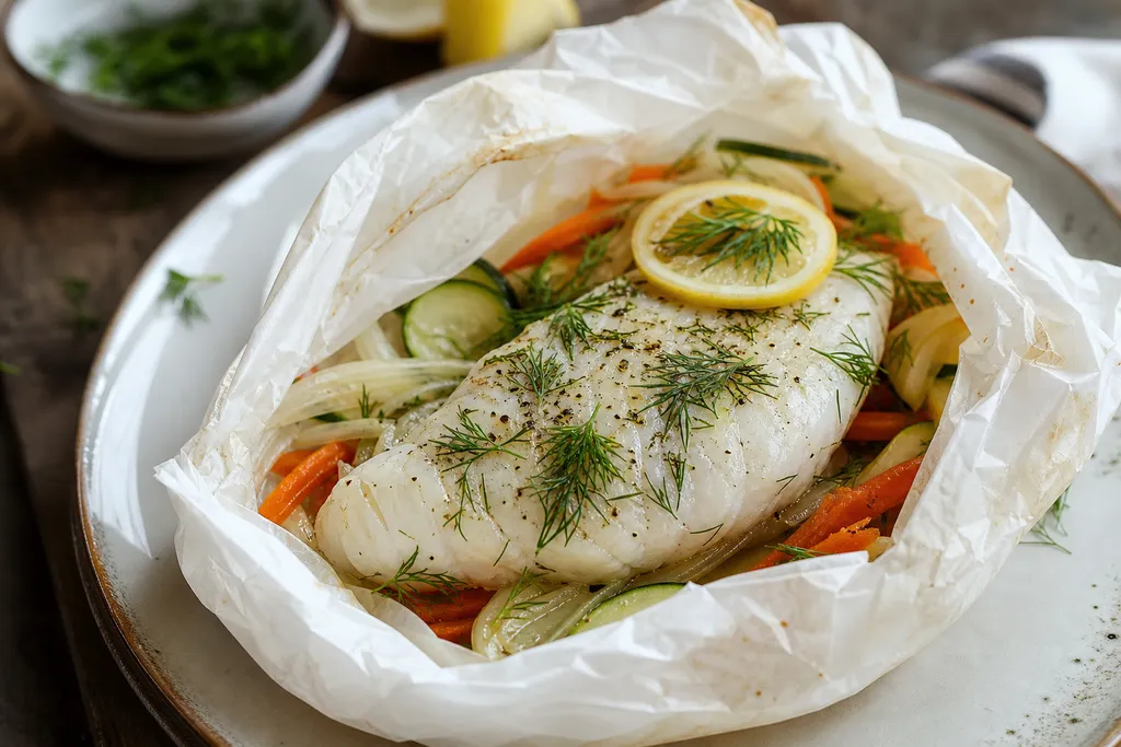 Poisson en Papillote