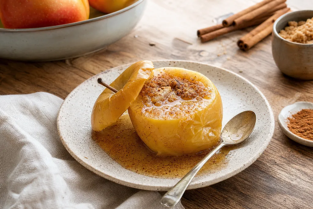 Pomme au Micro-Ondes