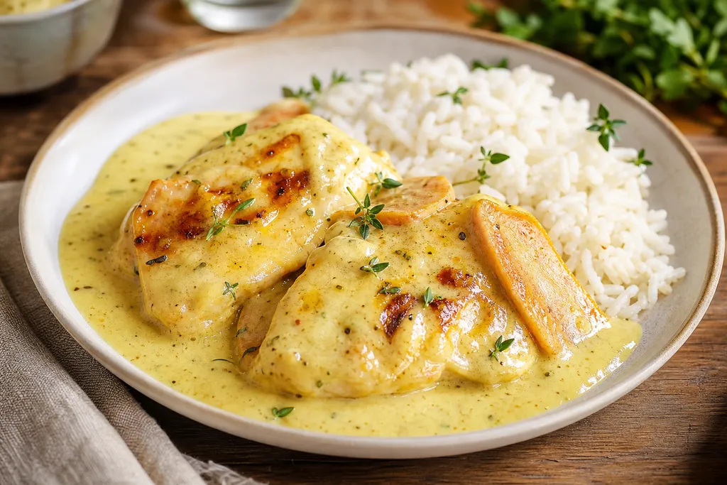 Poulet au Maroilles