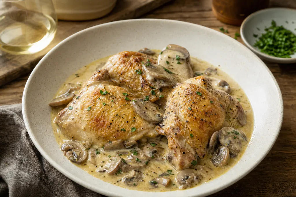 Poulet au Riesling