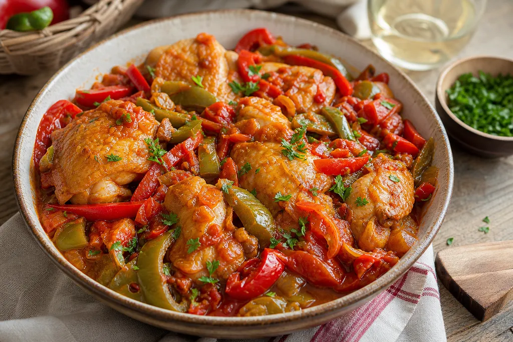 Poulet Basquaise