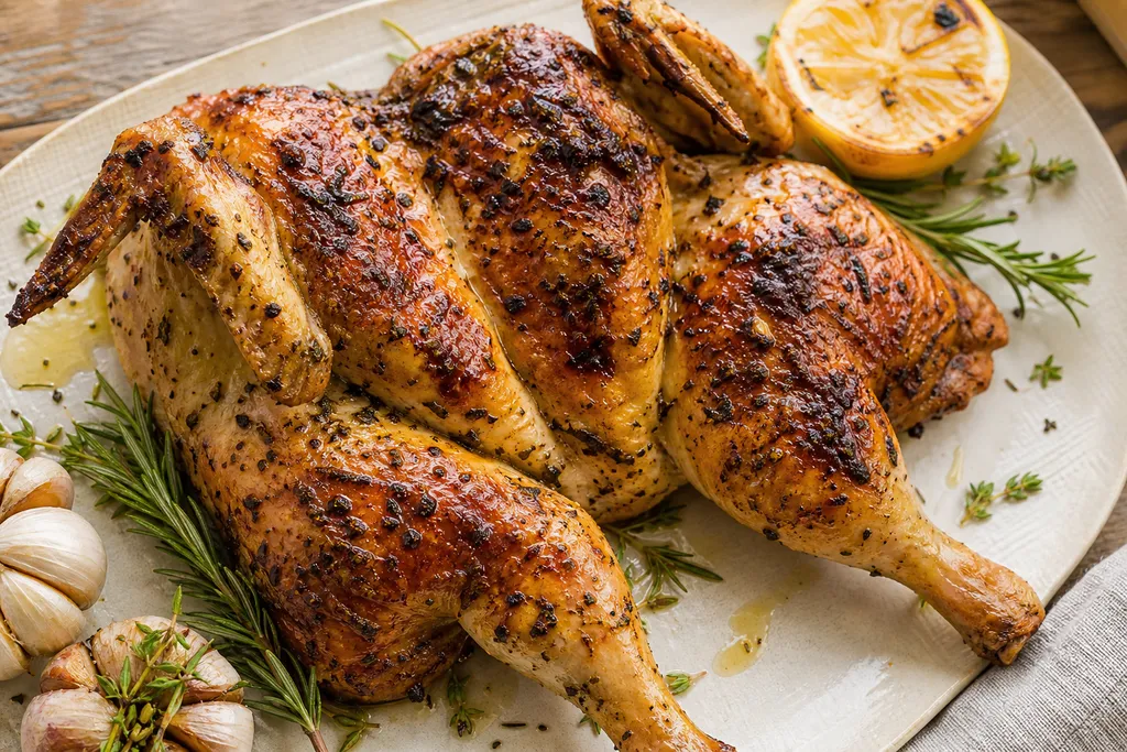Poulet en Crapaudine