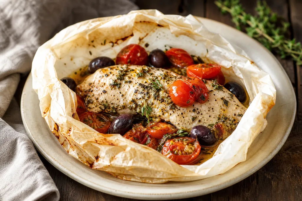 Poulet en Papillote