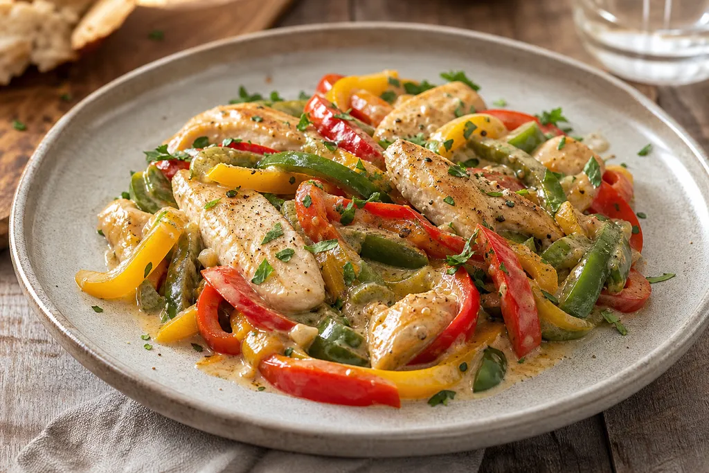 Poulet aux Poivrons