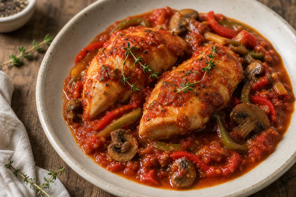 Poulet à la Tomate