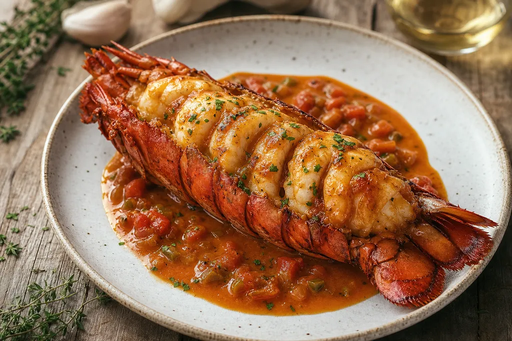 Queue de Langouste à l'Américaine
