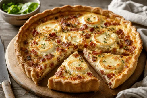 Quiche Chèvre-Lardons