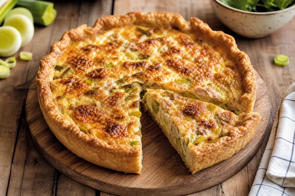 Quiche Poireau et Thon