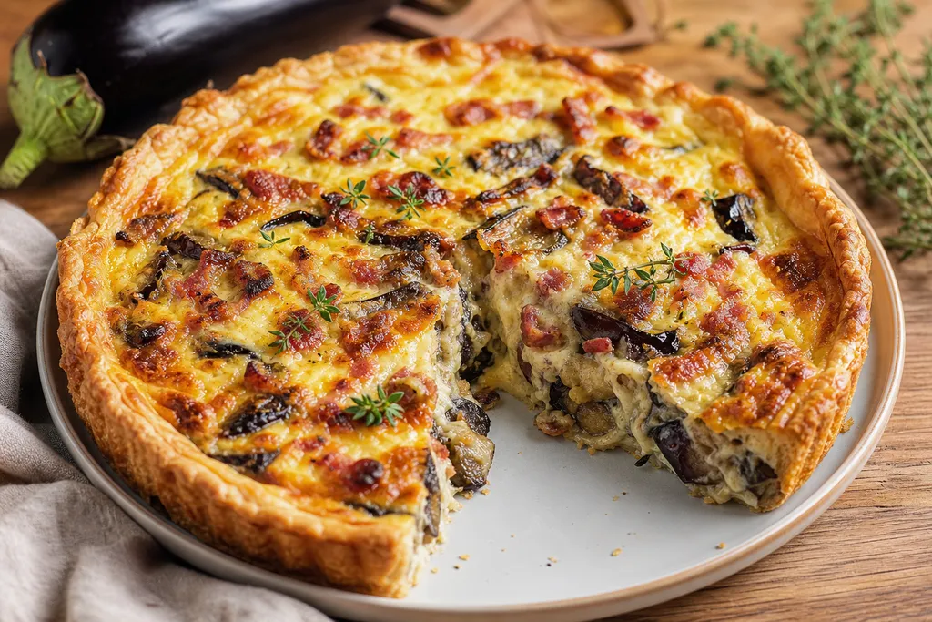Quiche à l'Aubergine