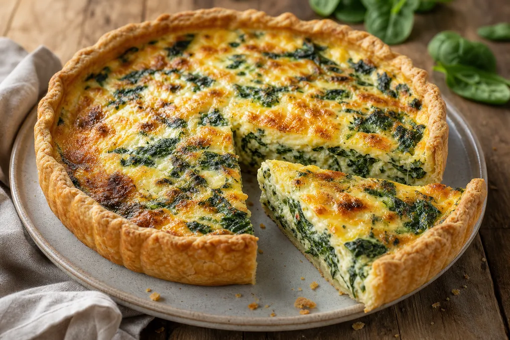 Quiche aux Épinards