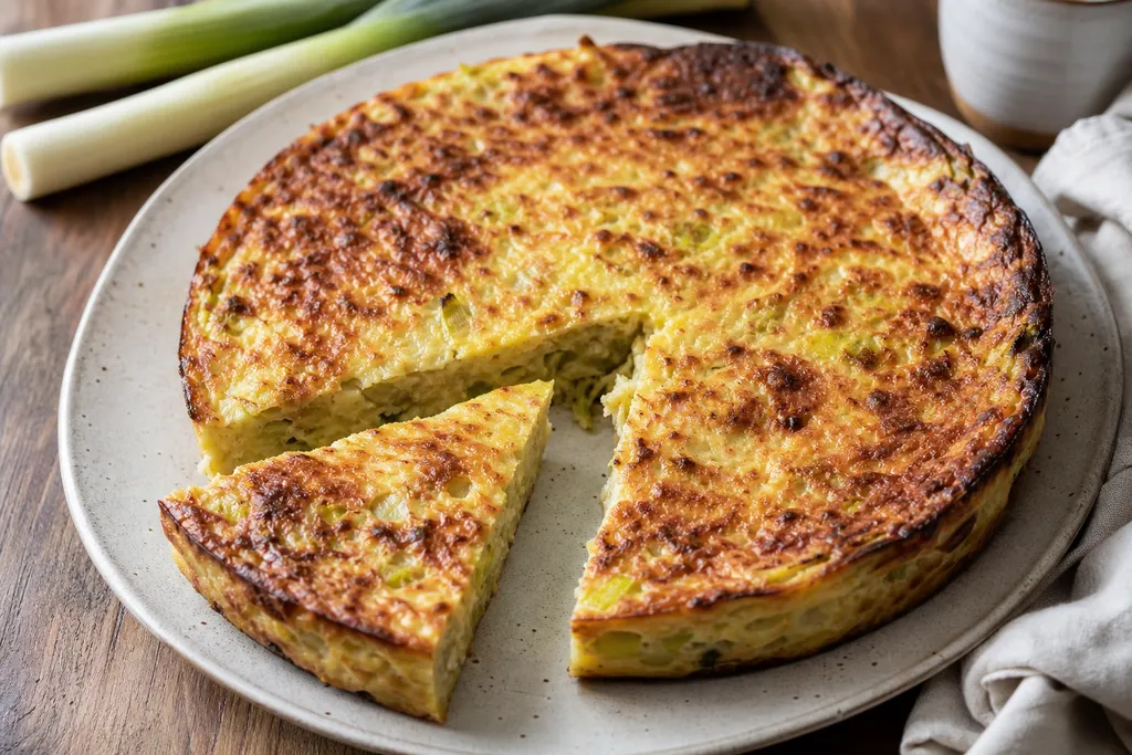 Quiche aux Poireaux sans Pâte