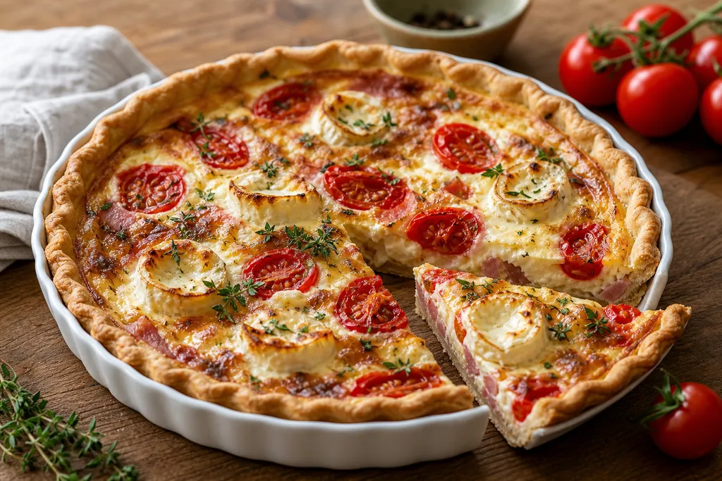 Quiche Chèvre-Tomates