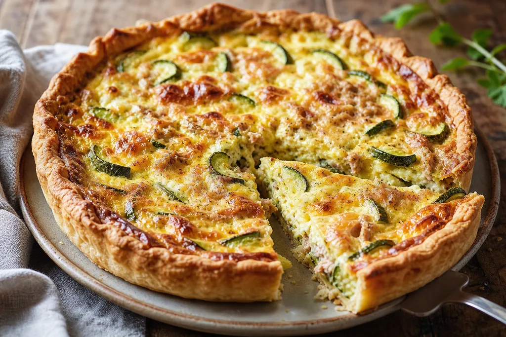 Quiche Courgette-Thon
