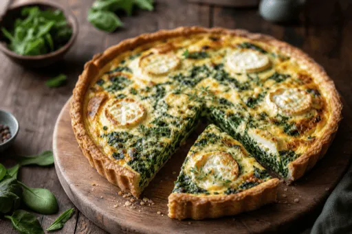 Quiche aux Épinards et Chèvre