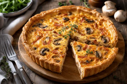 Quiche Lardons-Champignons
