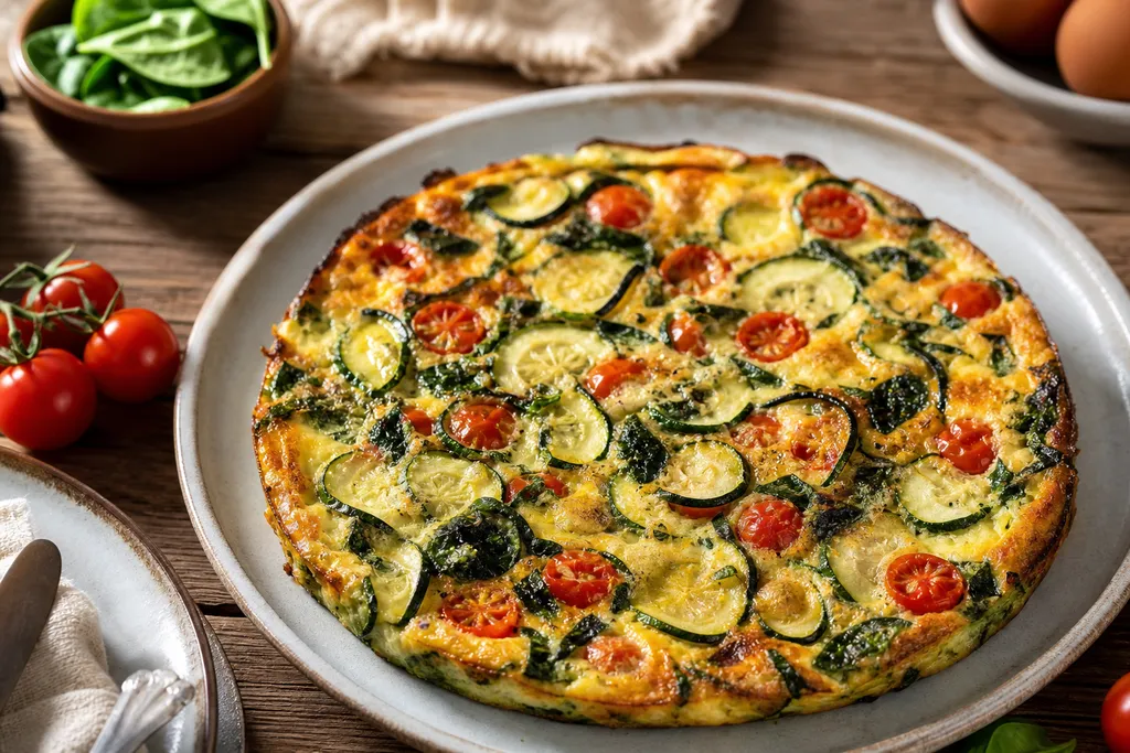 Quiche sans Pâte aux Courgettes