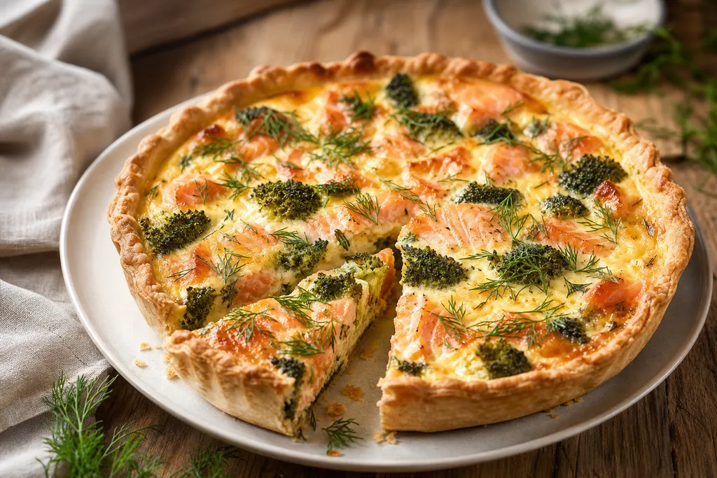 Quiche Saumon et Brocoli