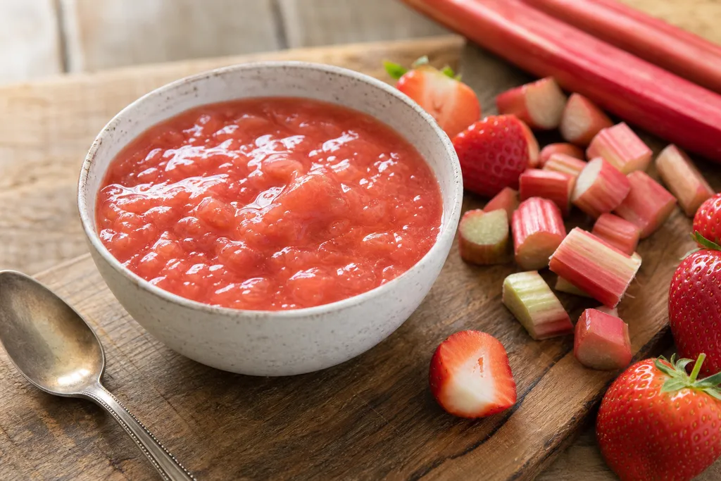 Compote Fraise Rhubarbe