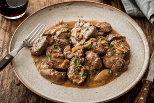 Rognons de Porc Sauce Madère