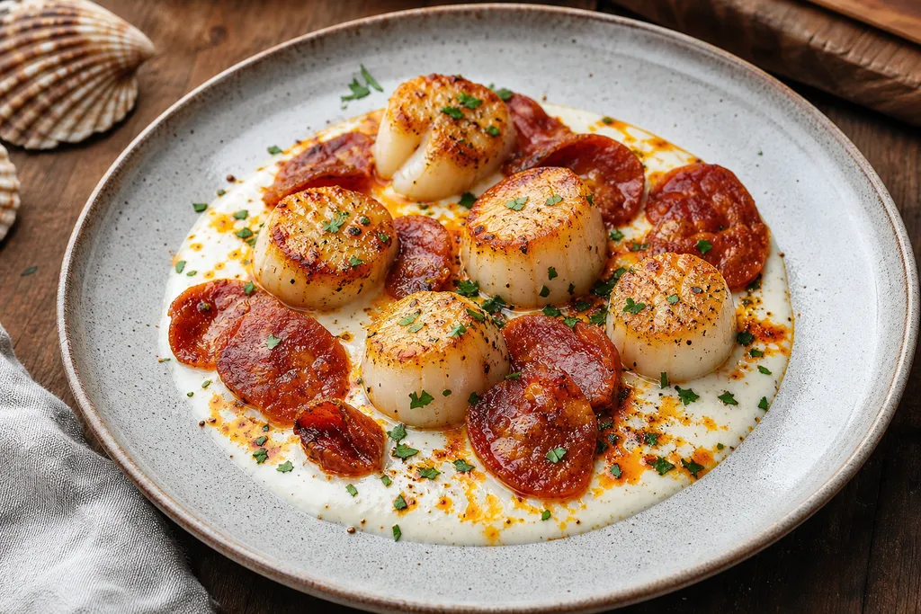 Saint-Jacques au Chorizo