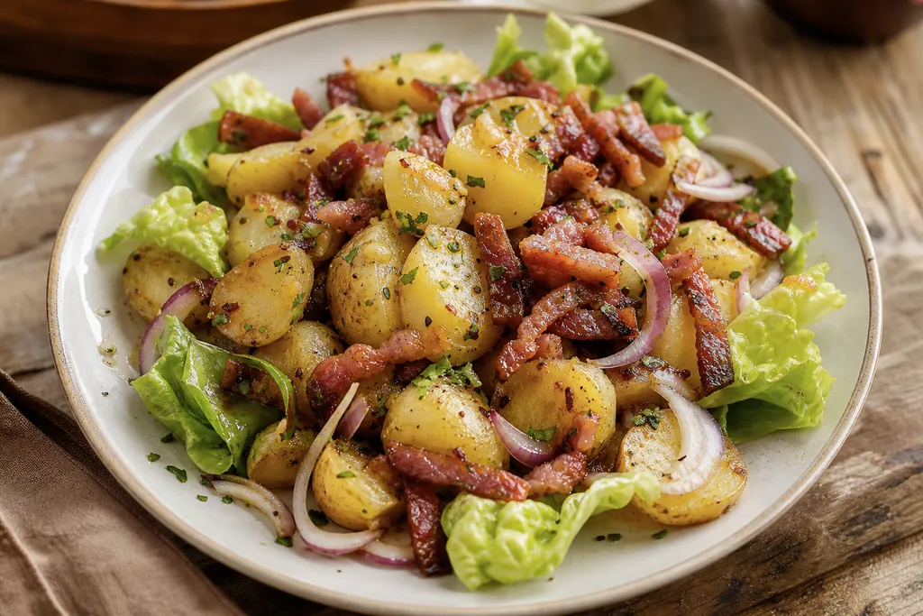 Salade au Lard