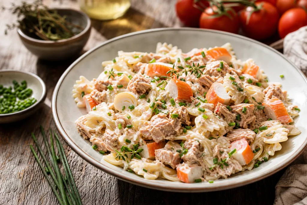 Salade de Pâtes au Surimi