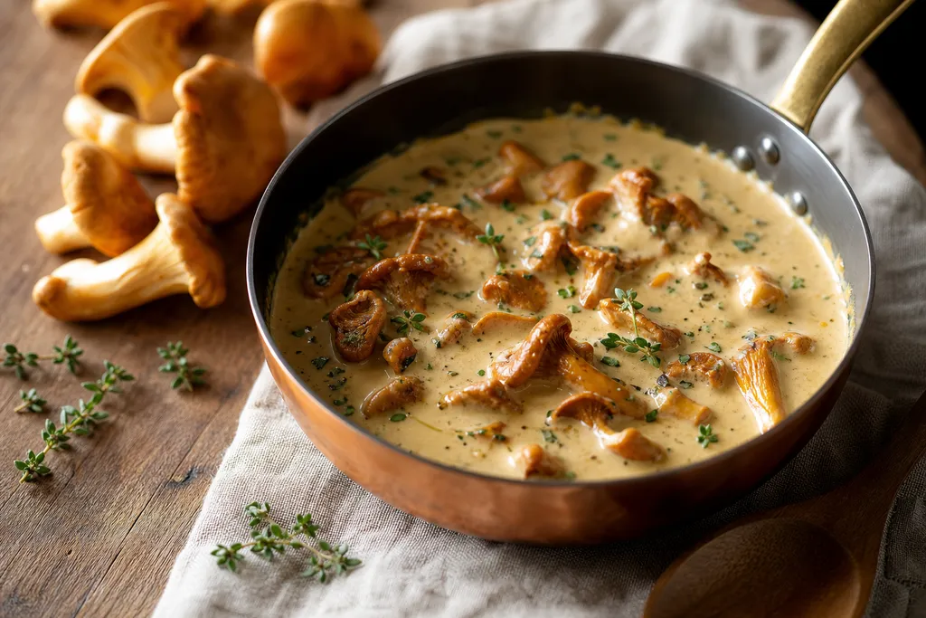 Sauce aux Girolles
