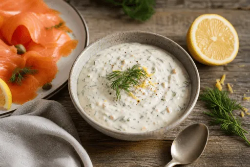 Sauce au Saumon Fumé