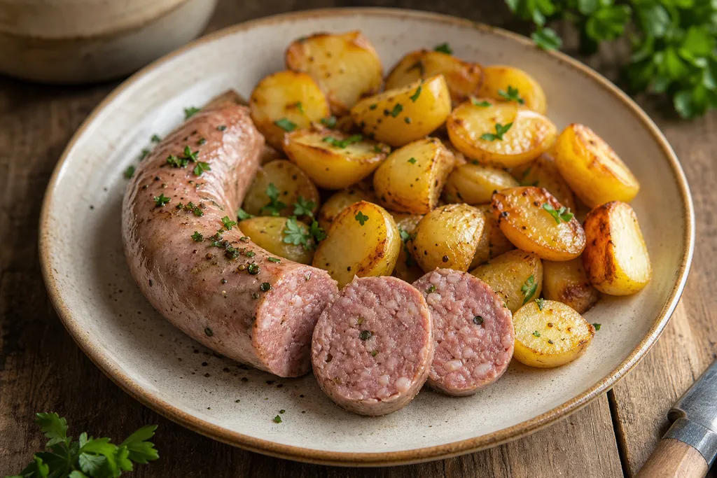 Saucisson à Cuire aux Pommes de Terre