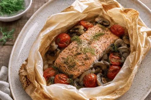 Saumon en Papillote