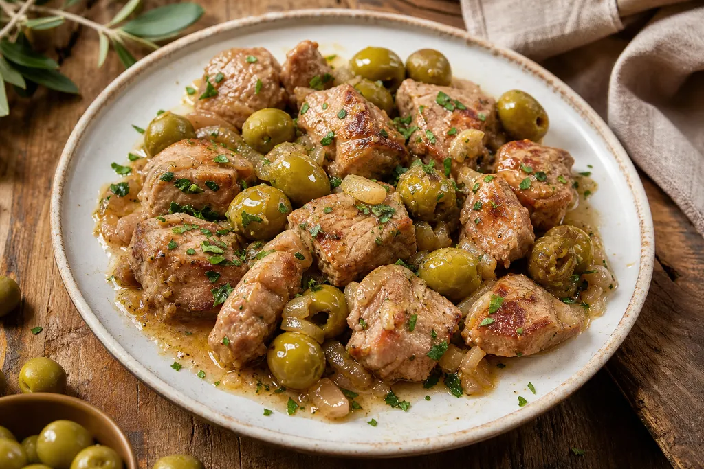 Sauté de Porc aux Olives