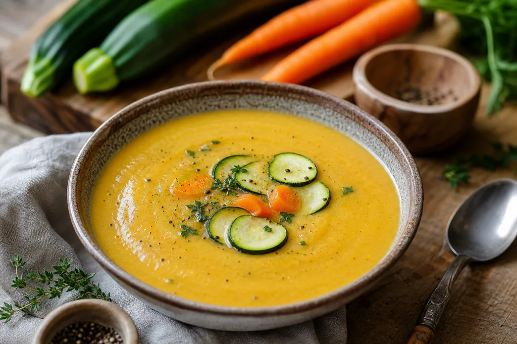 Soupe Courgette-Carotte