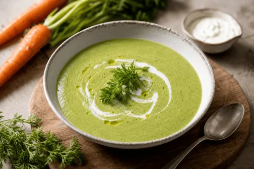 Soupe de Fanes de Carottes