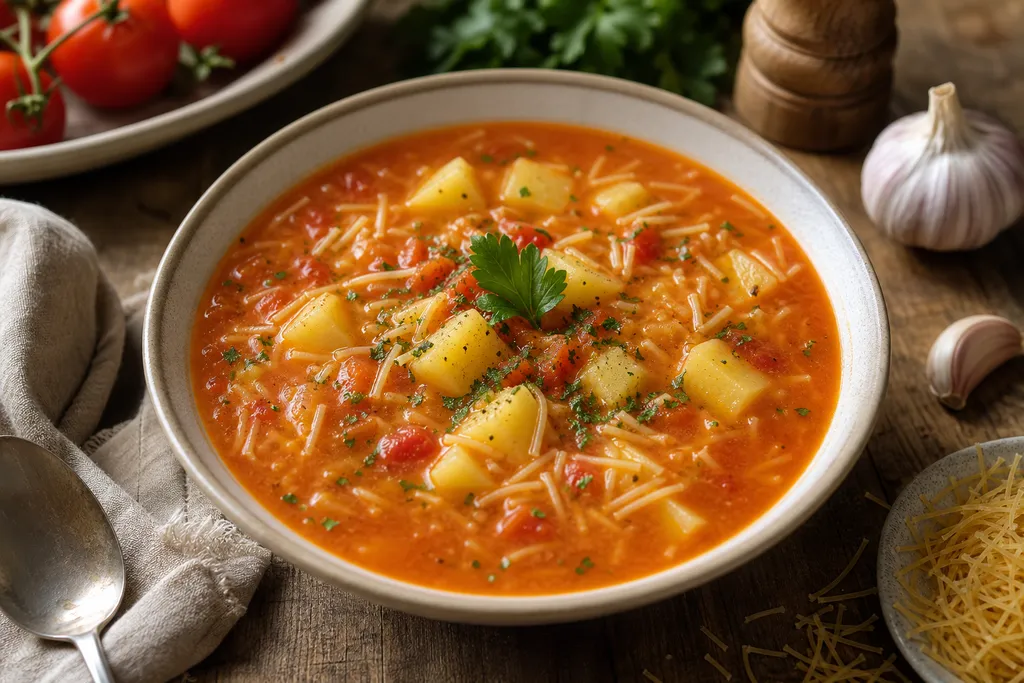 Soupe de Tomate et Pomme de Terre