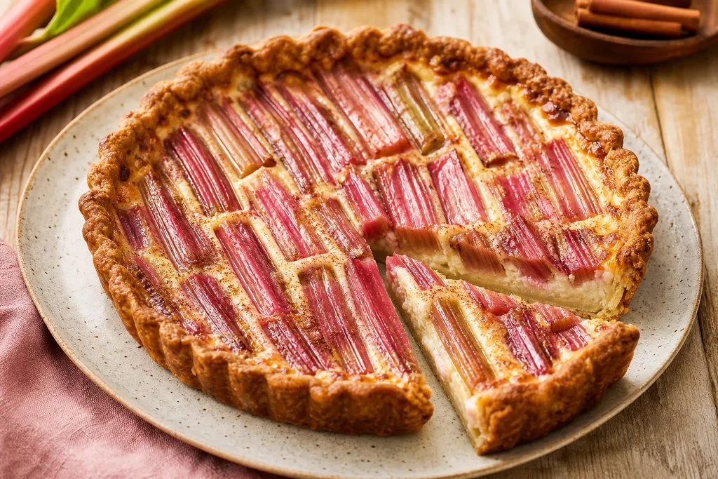 Tarte à la Rhubarbe
