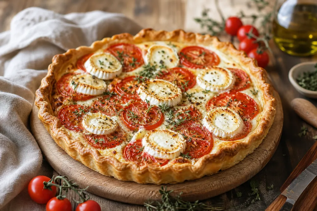 Tarte Chèvre Tomate