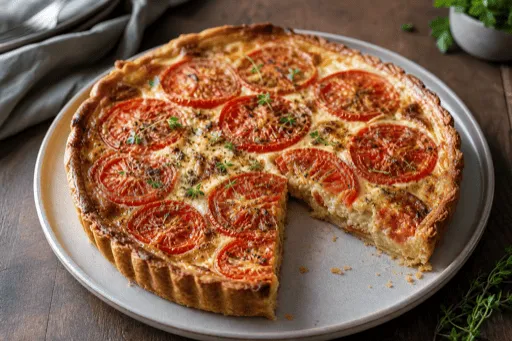 Tarte Oignon-Tomate