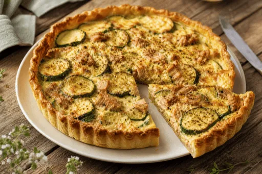 Tarte au Thon et aux Courgettes
