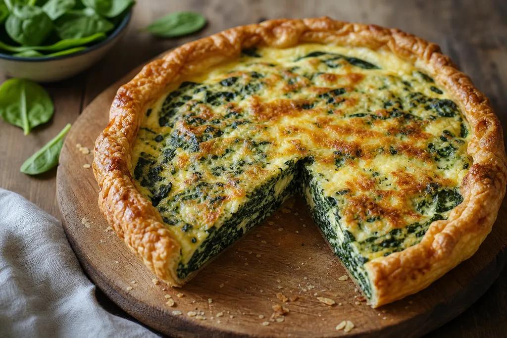 Tarte aux Épinards