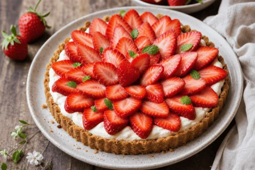 Tarte aux Fraises Mascarpone