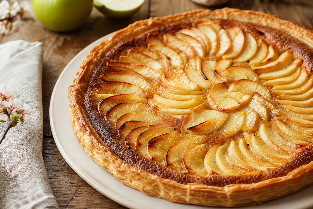 Tarte aux Pommes et Frangipane