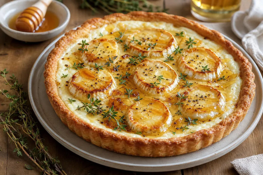 Tarte Chèvre et Miel