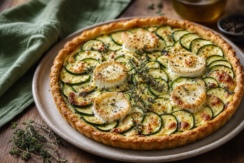 Tarte Courgette-Chèvre
