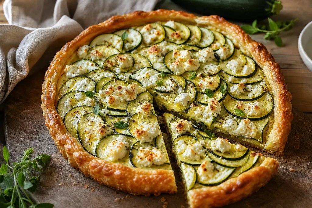 Tarte Courgette-Feta