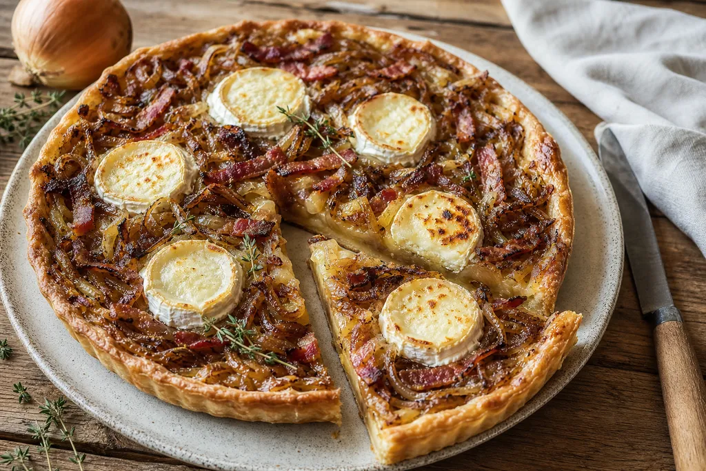 Tarte à l'Oignon et au Chèvre