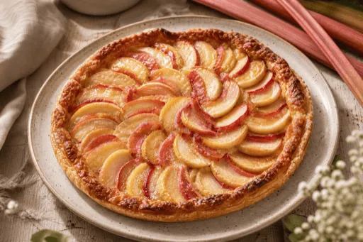 Tarte Rhubarbe-Pomme